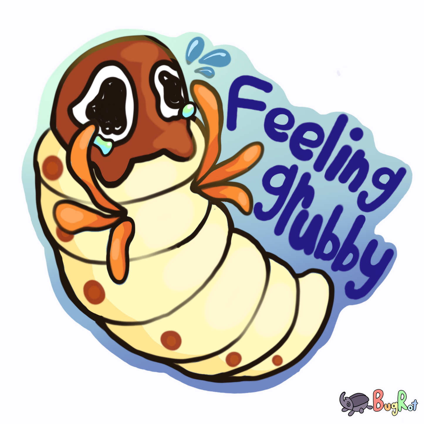 Feeling Grubby Sticker