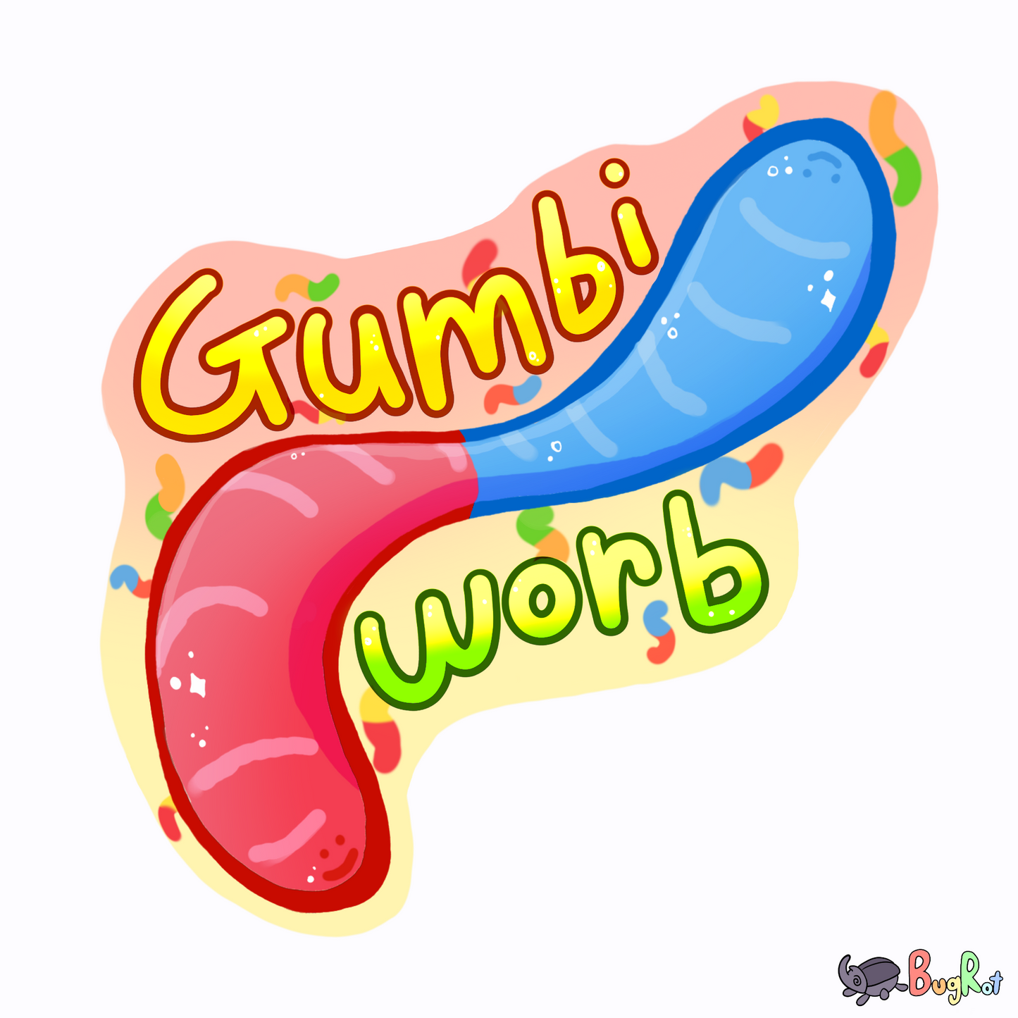 Gumbi Worb Sticker