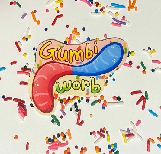 Gumbi Worb Sticker